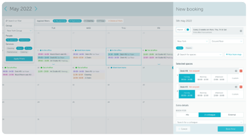 hybrid work planning calendar