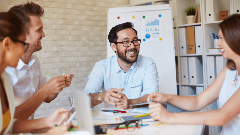 meeting in the office