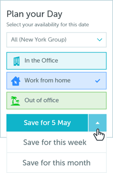 personal hybrid working schedule