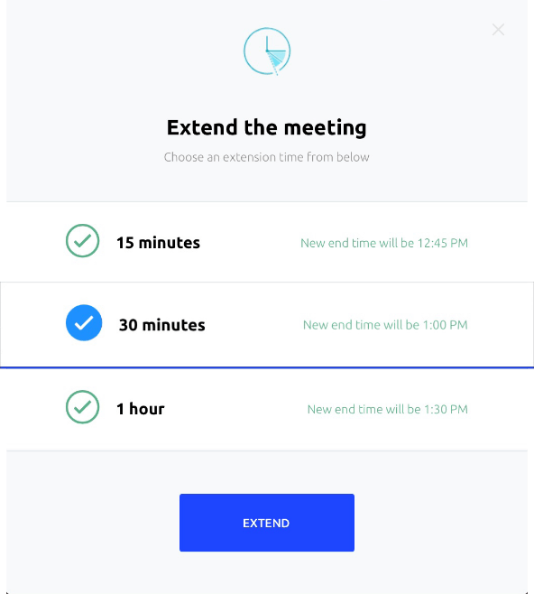 extend meeting