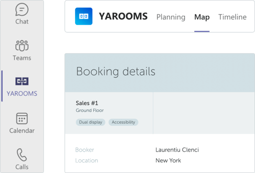 booking details