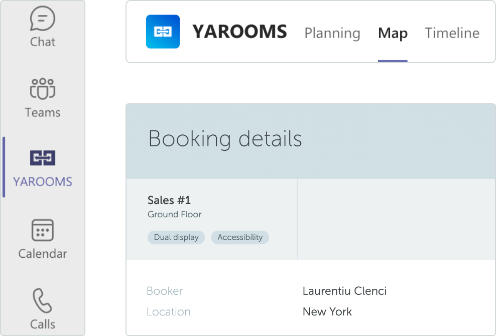 booking details