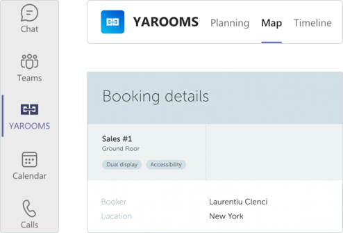 booking details