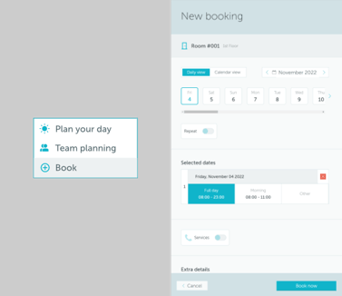 space booking