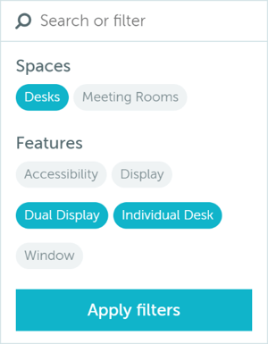 search for desks