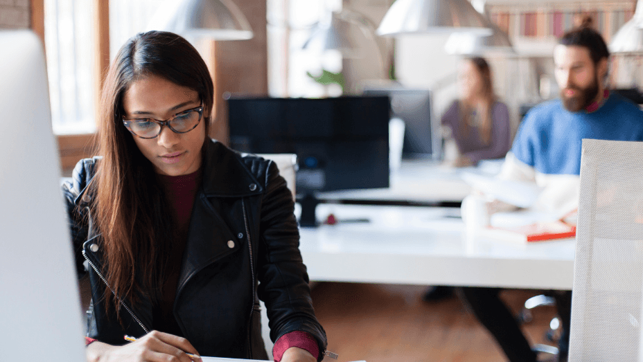 employees in the office