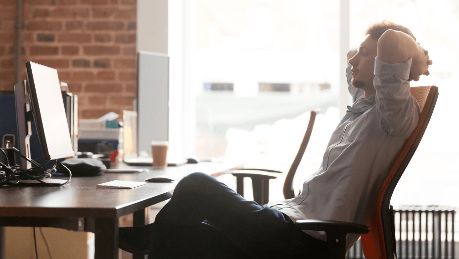 man working remote