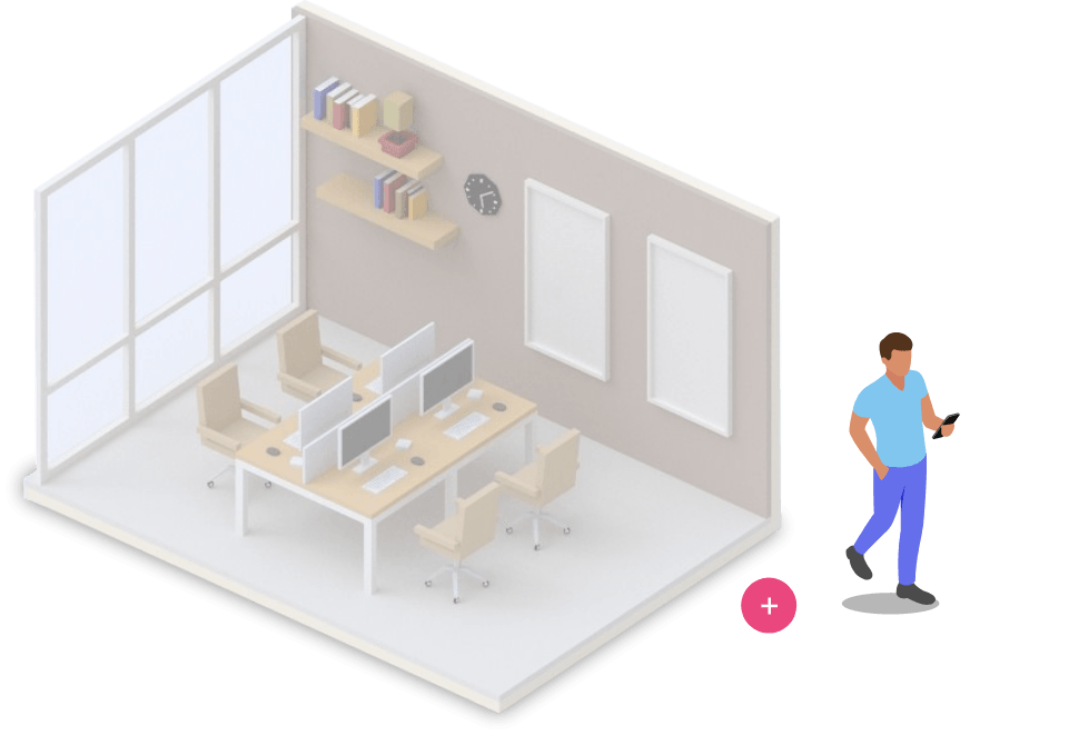 hybrid work planning application