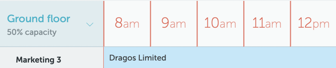 This space is booked