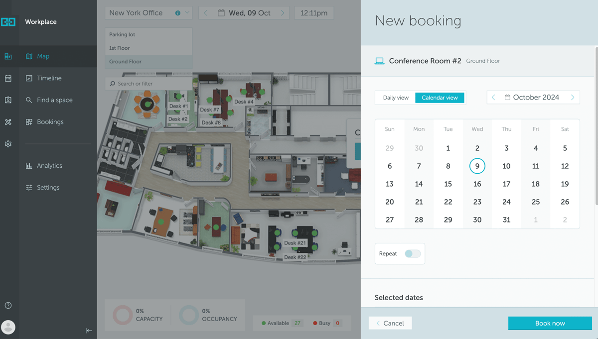 book a meeting room