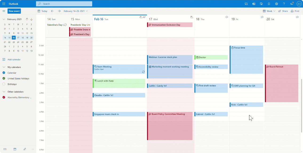 calendar