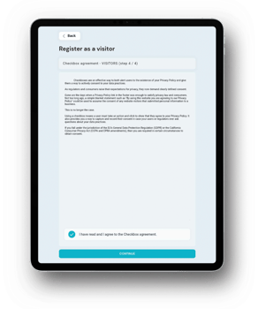 checkbox agreement