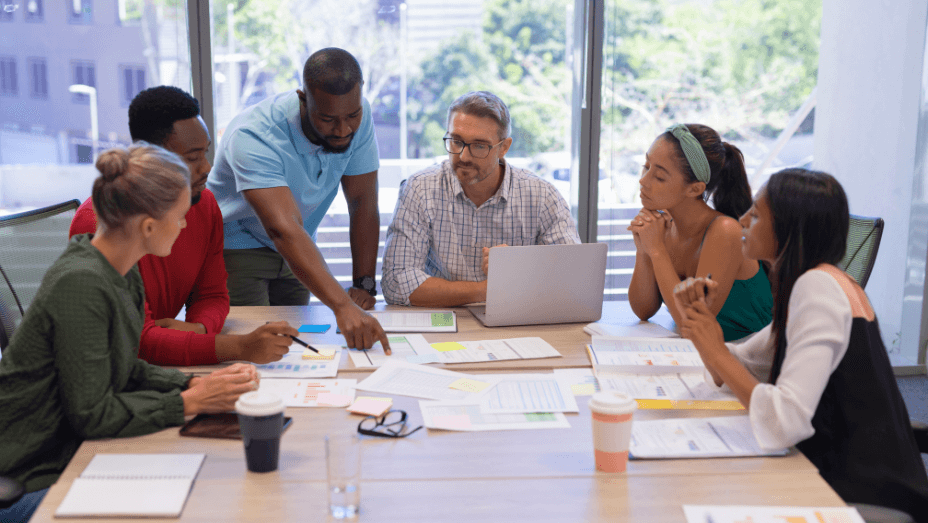 diverse-team-having-an-office-meeting