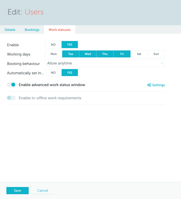 enable work planning
