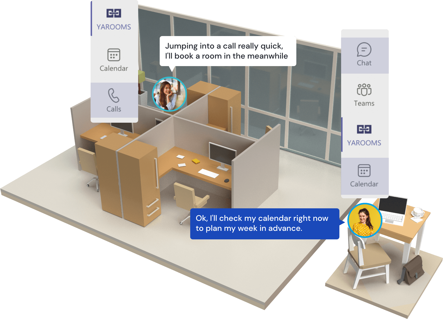 yarooms and microsoft teams integration
