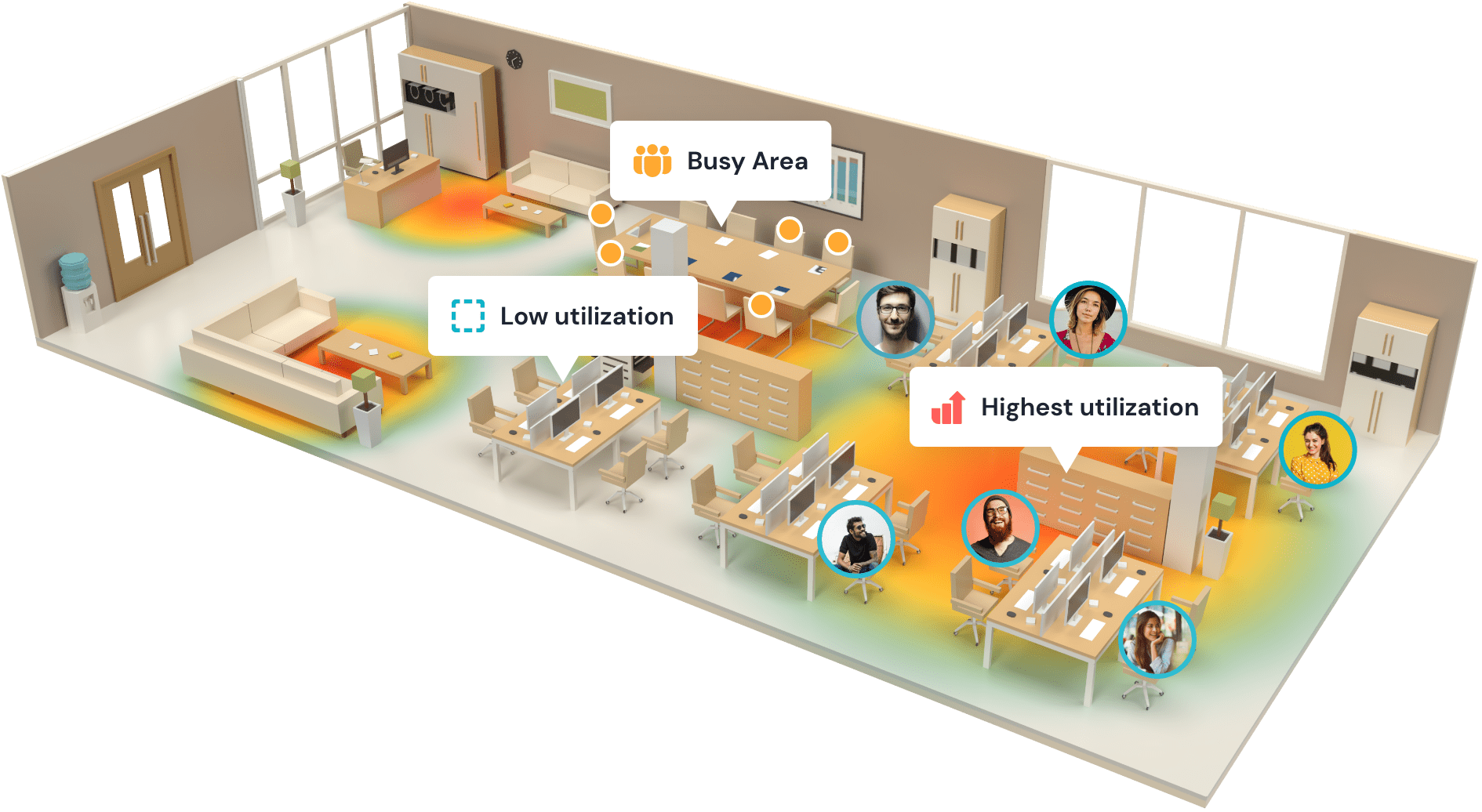 office heat map