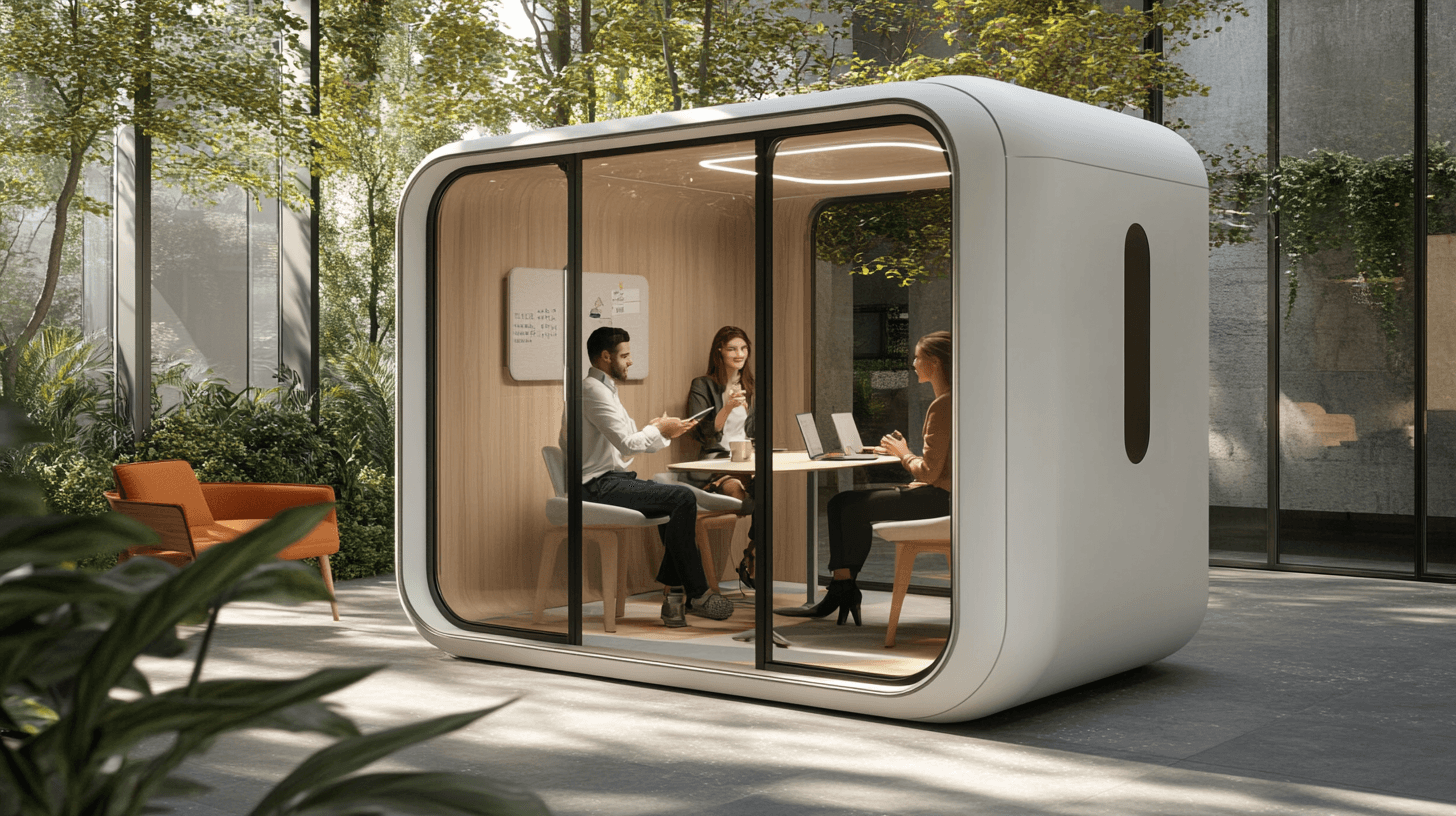 modern huddle room