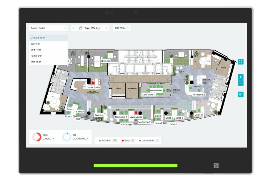 Yarooms floor map