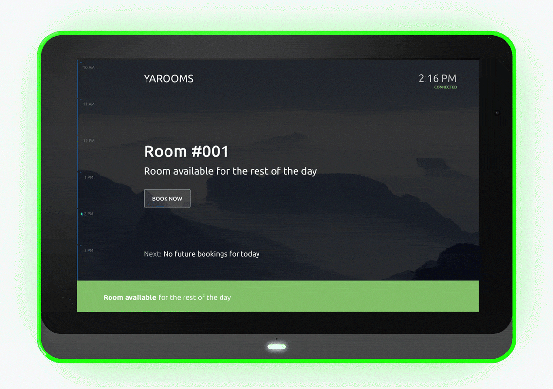 yarooms digital meeting room signage