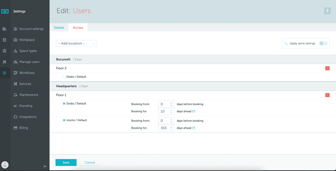 set up access role