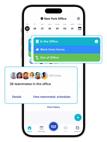 set work statu&see who is in the office@0.5x