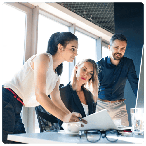 three workplace managers