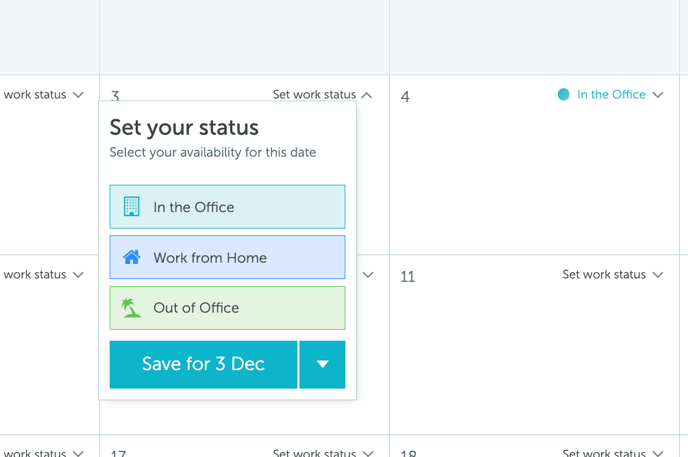 work calendar