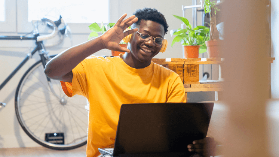 young-african-american-man-making-a-video-call-with-colleagues