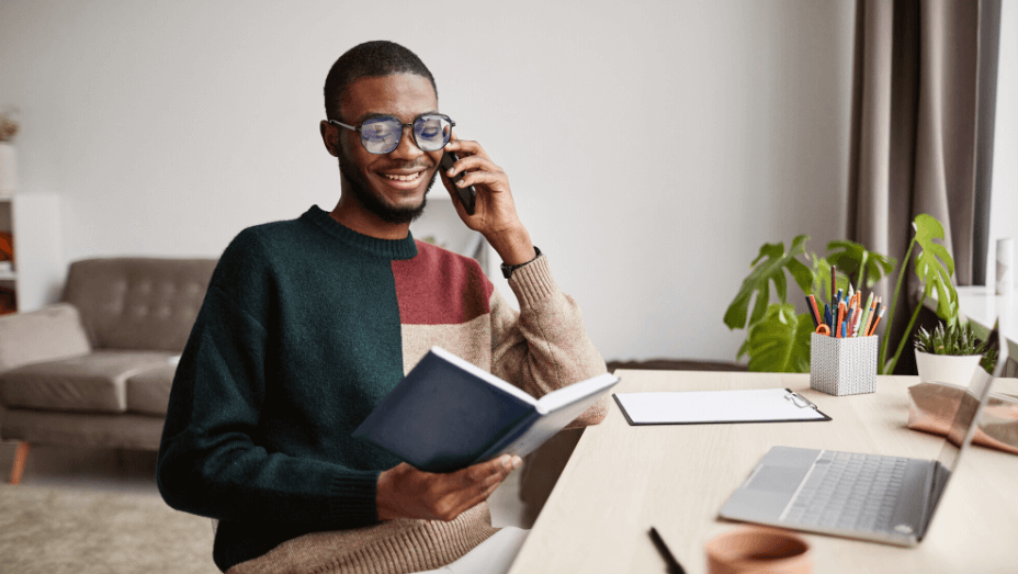 young-man-working-from-home