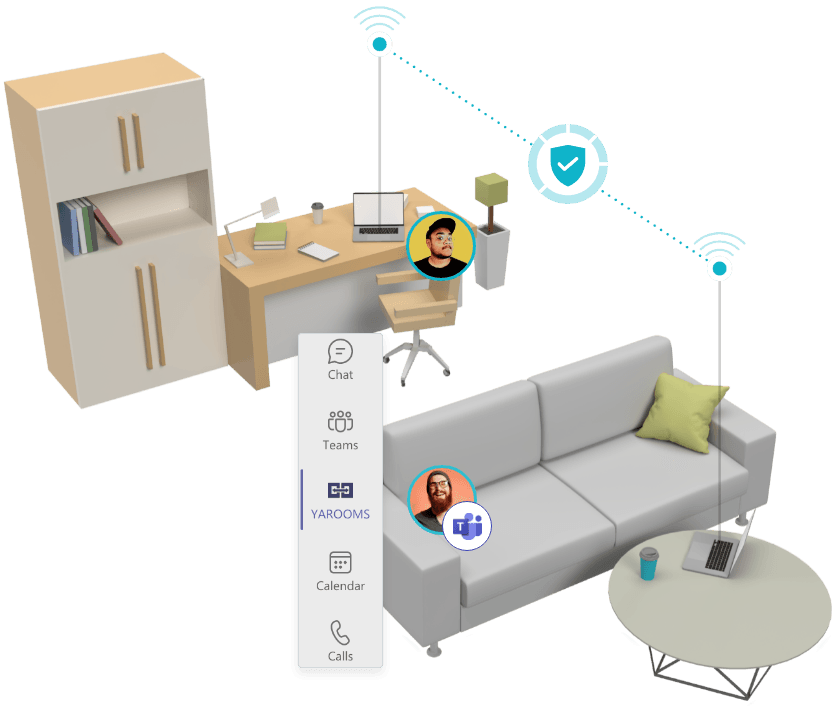 secure working in hybrid environment