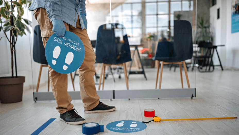 Managing a socially distanced workplace