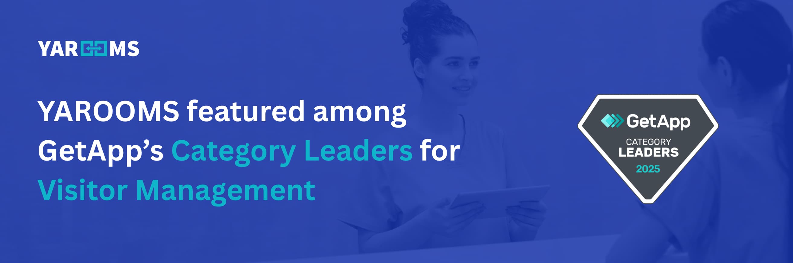 YAROOMS Recognized as a GetApp Category Leader in Visitor Management