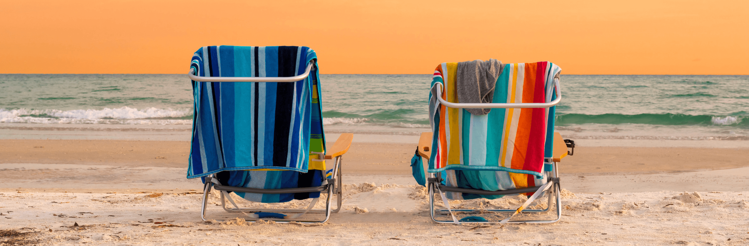 beach toweling in the office