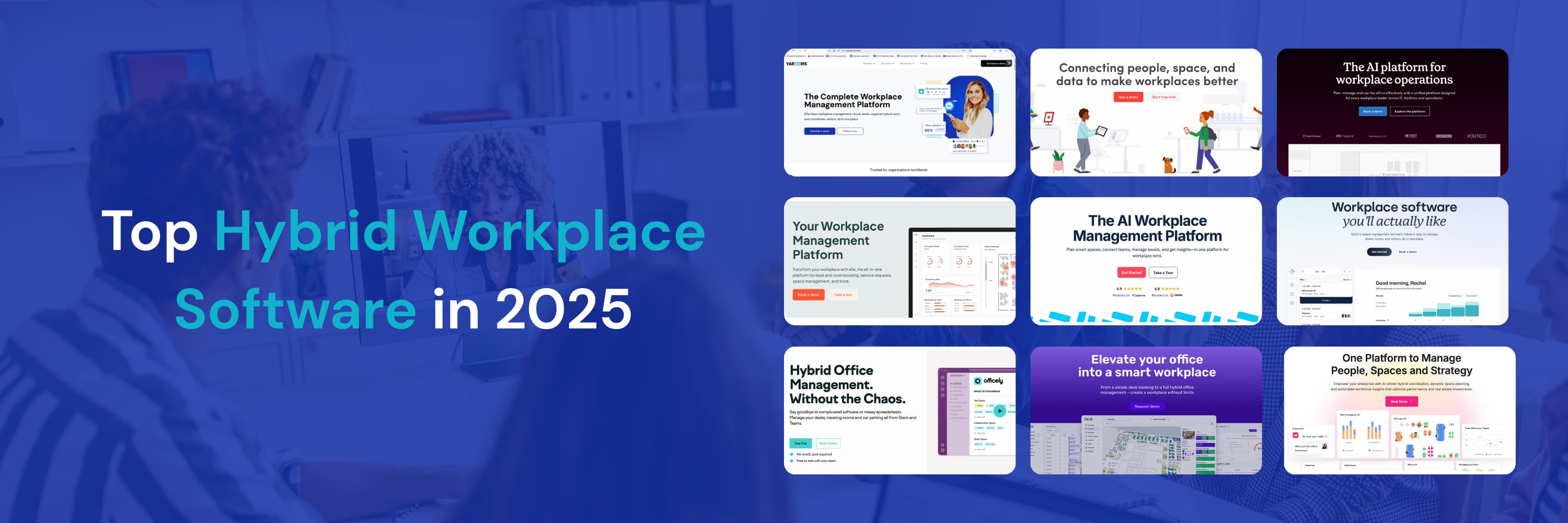 lkist of top hybrid workplace software