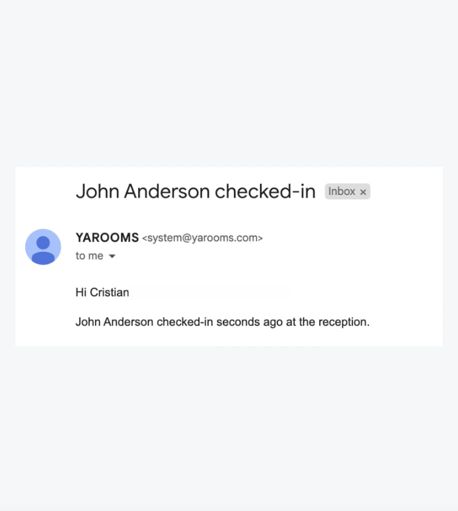 host notification