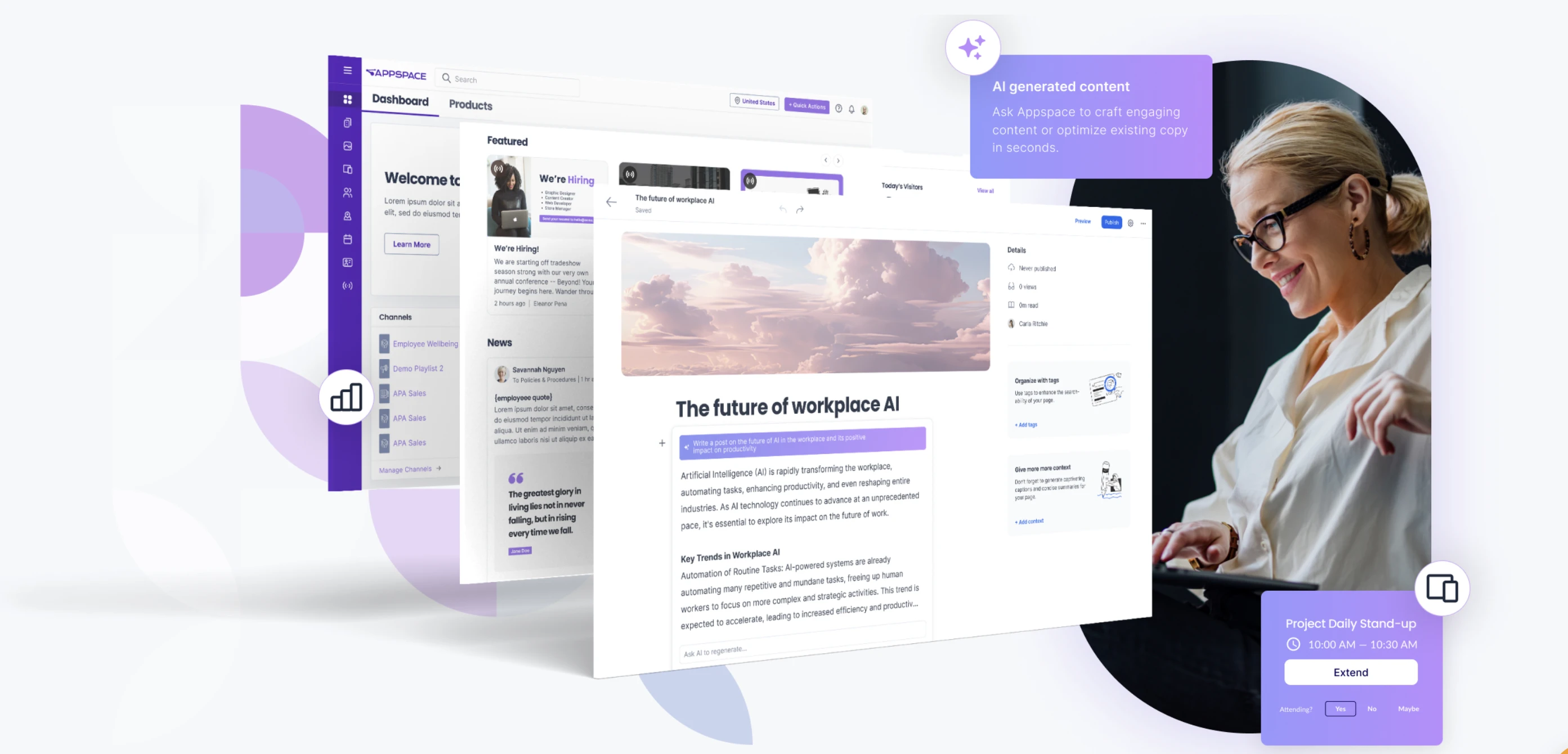 Appspace Intelligence AI solutions