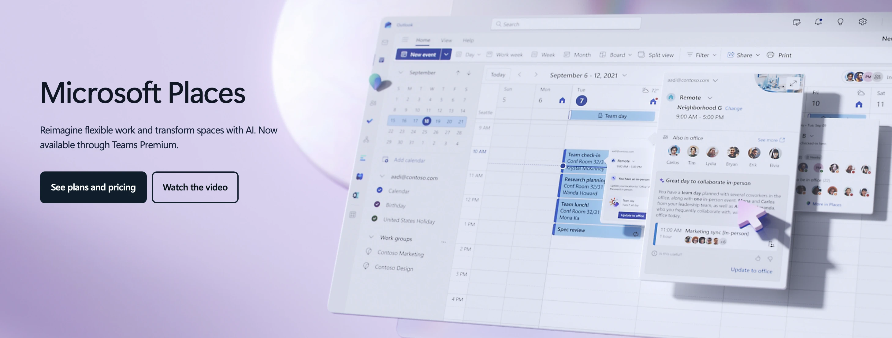 Microsoft Places overview