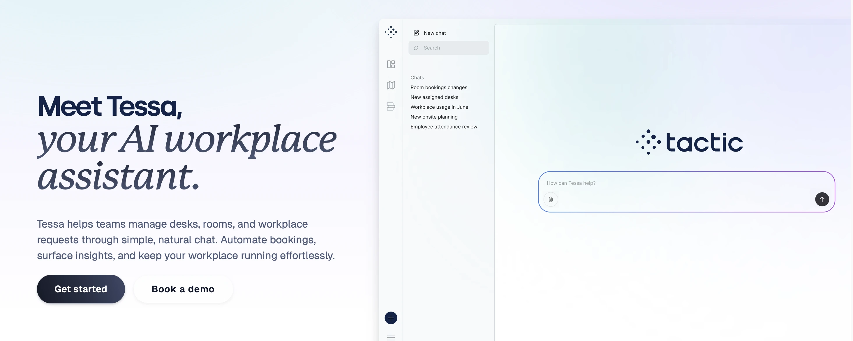 Tessa AI workplace assistant by Tactic