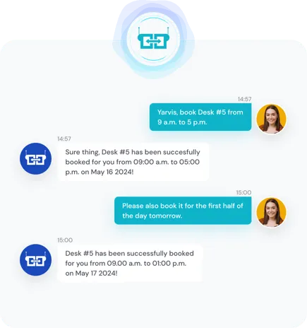 Yarvis AI workplace assistant