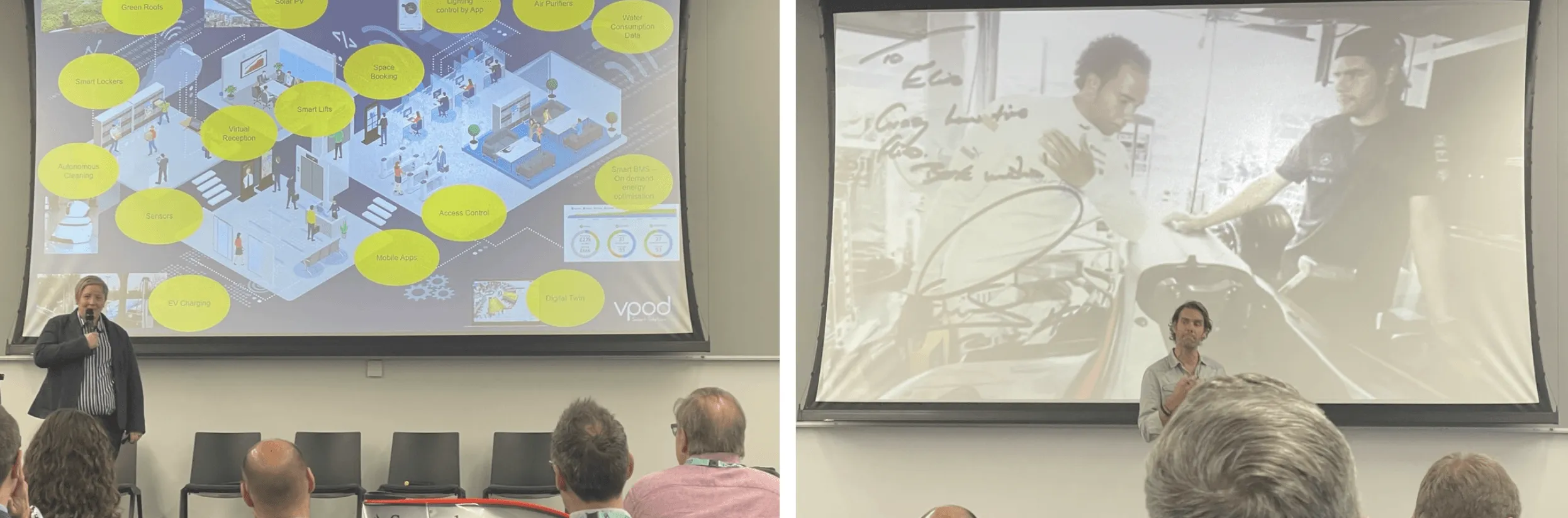 VPod Smart Solutions Mercedes World Event