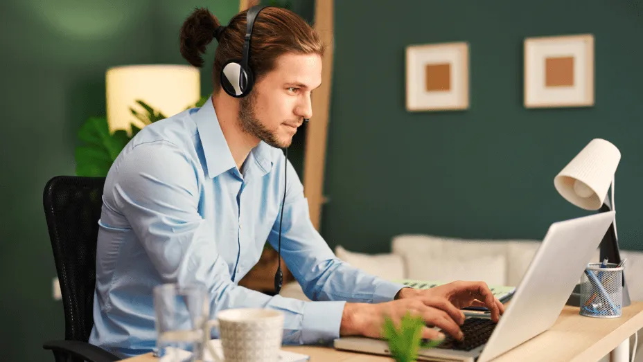 Facility manager collecting data