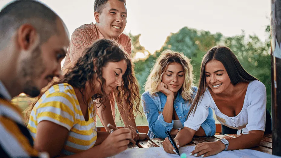 Workplace experience in modern office