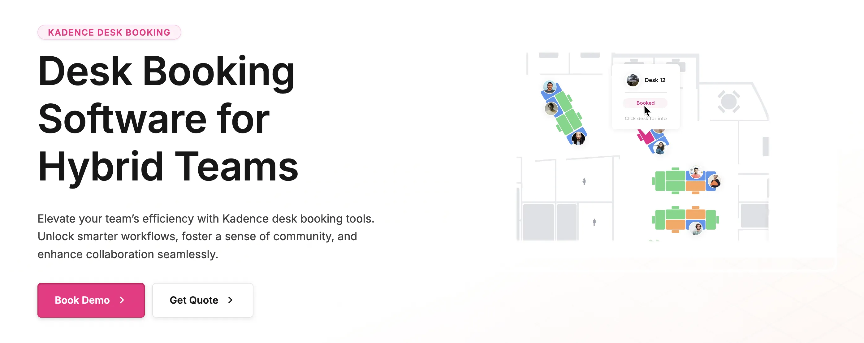 kadence desk management system