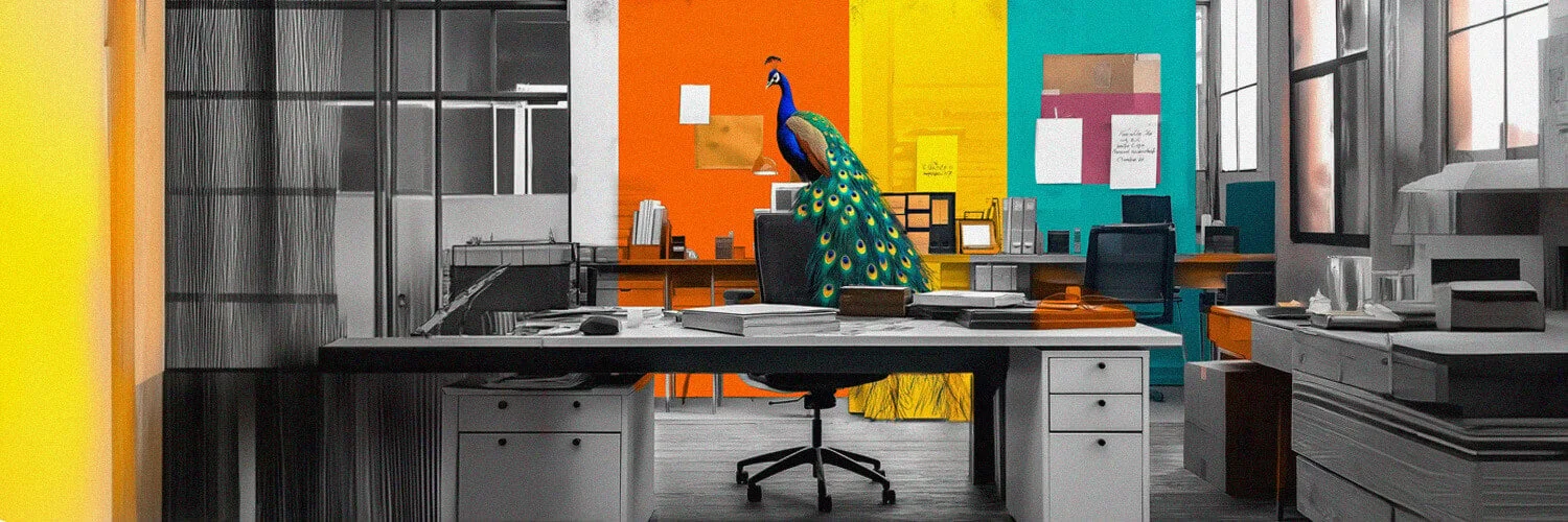 Office peacocking trend