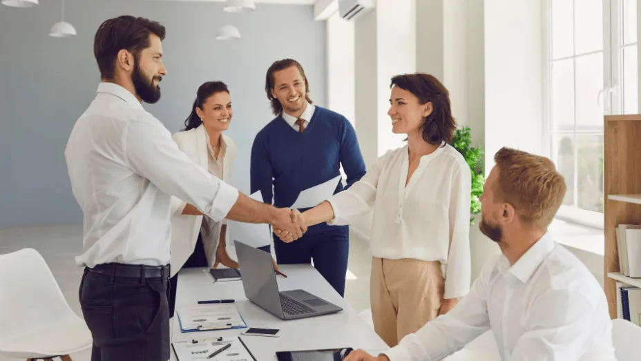 meeting a new colleague