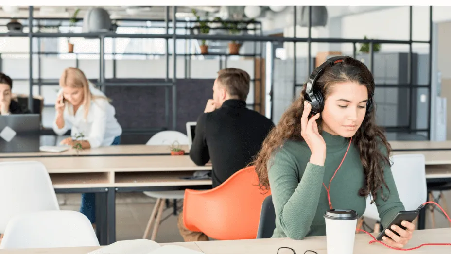 woman working in a Purpose-Driven Workspace