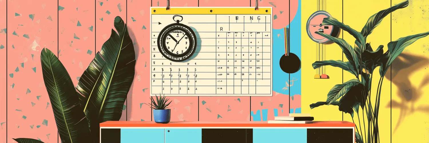 Hybrid Work Scheduling Calendar