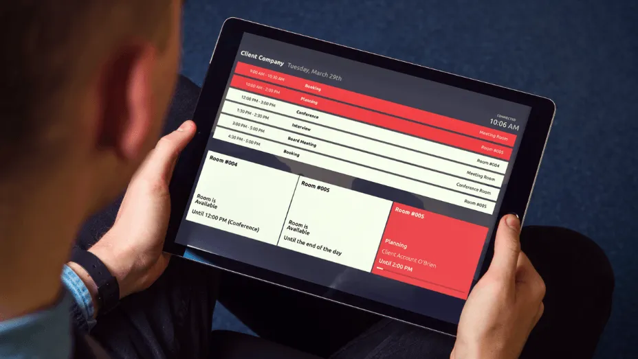 YAROOMS lobby display