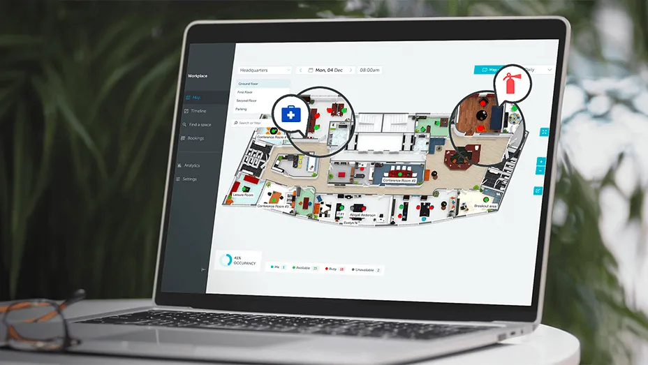 Employee training session where security policies are being explained