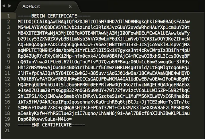 YAROOMS SAML 2.0 Connection settings